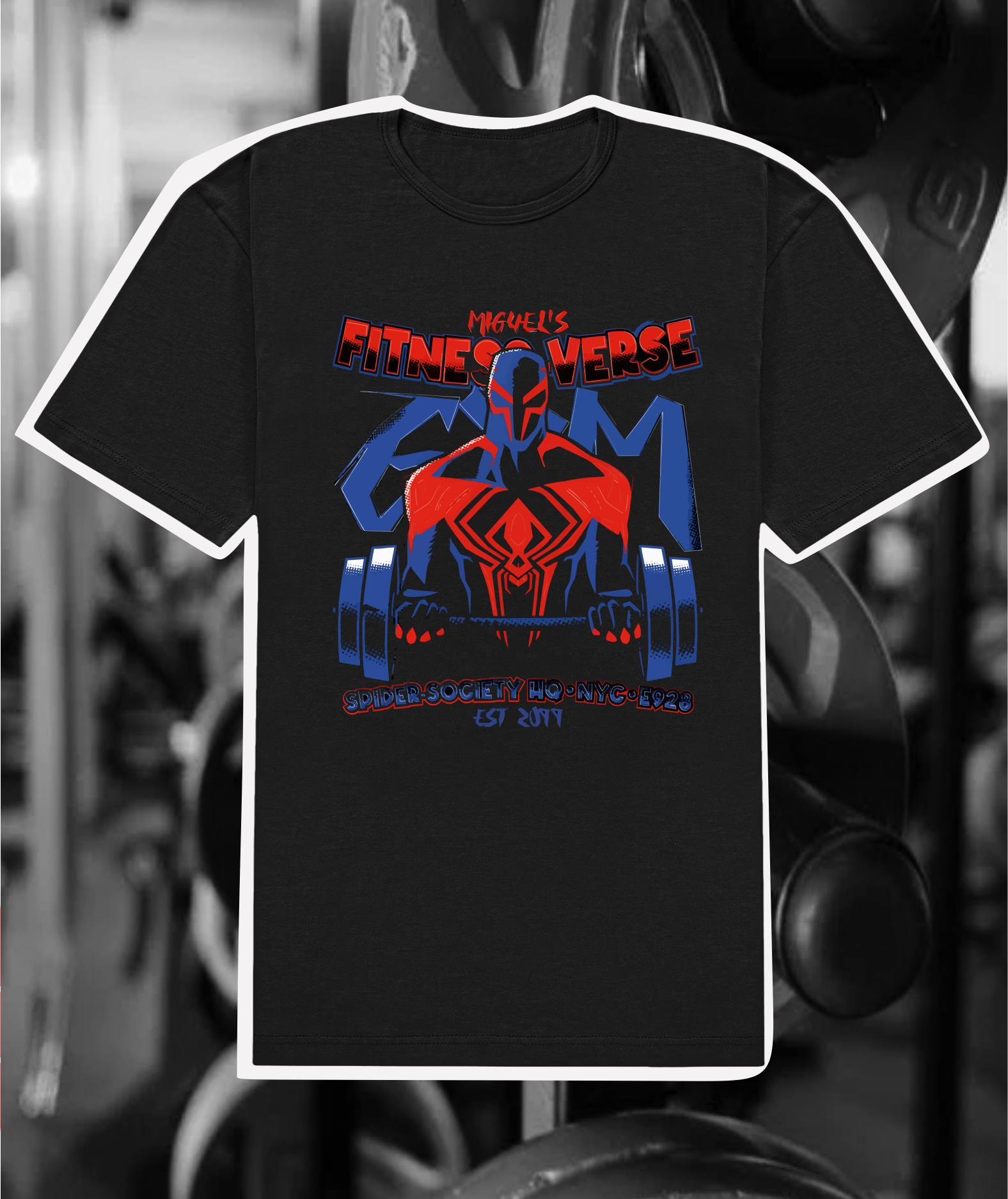 Nome do produto: CAMISETA MAROMBA SPIDERVERSE HOMEM-ARANHA 2099