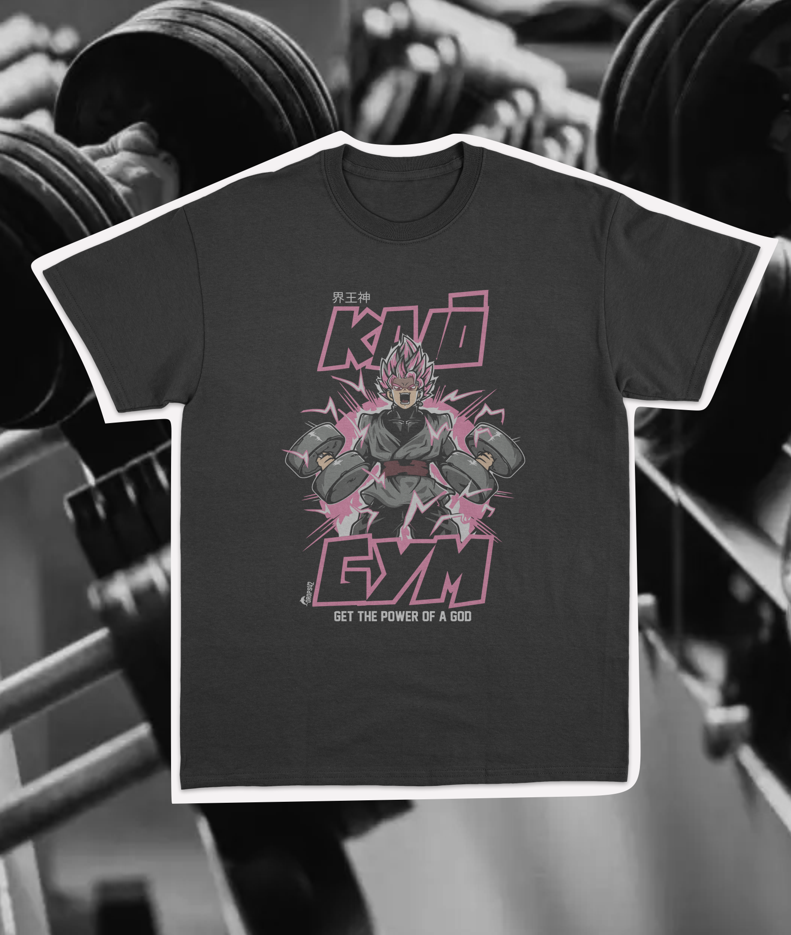 Nome do produto: CAMISETA DRAGON BALL KAIOH GYM