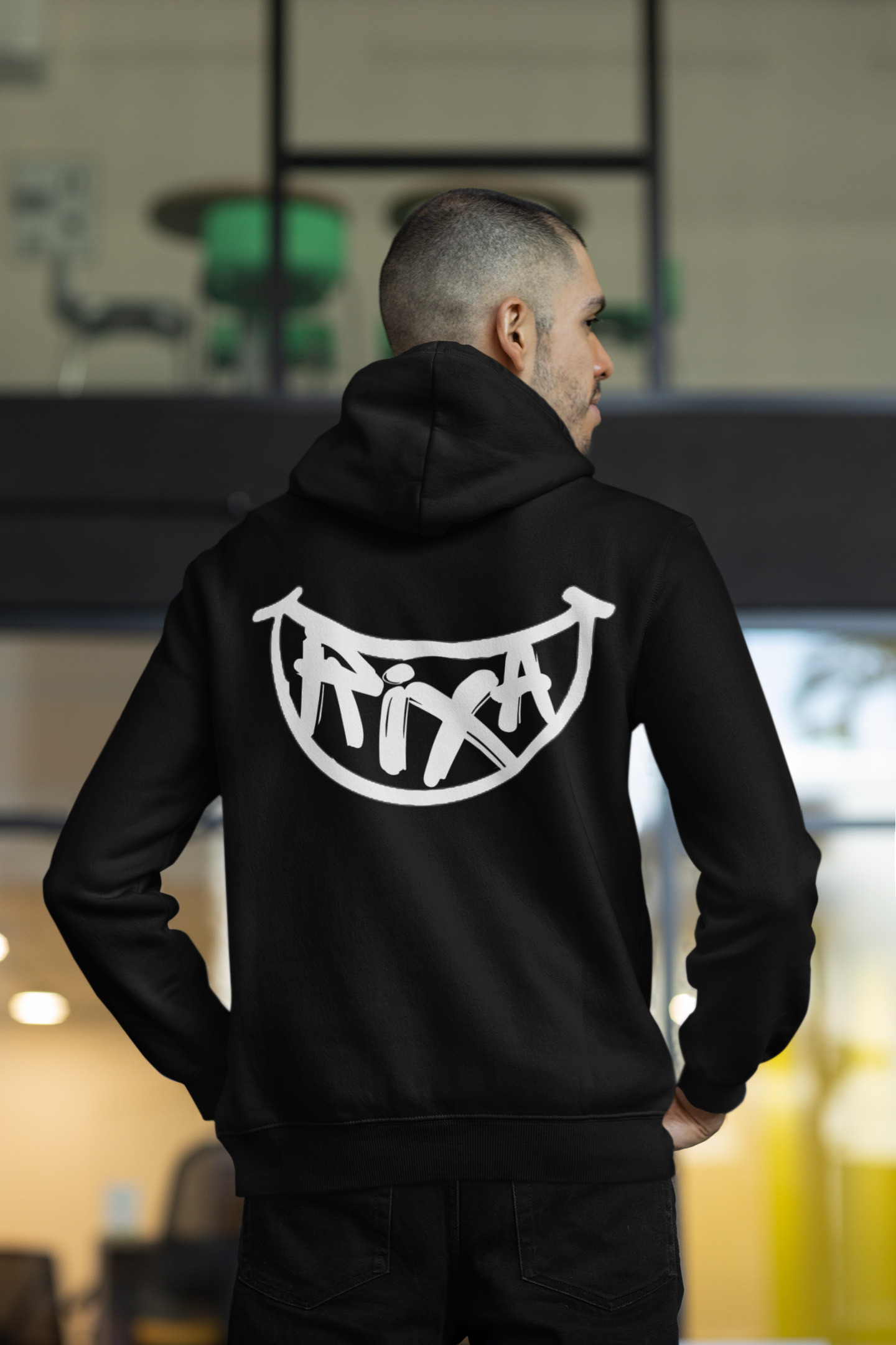 Nome do produto: Moletom Preto Ziper - RIXA