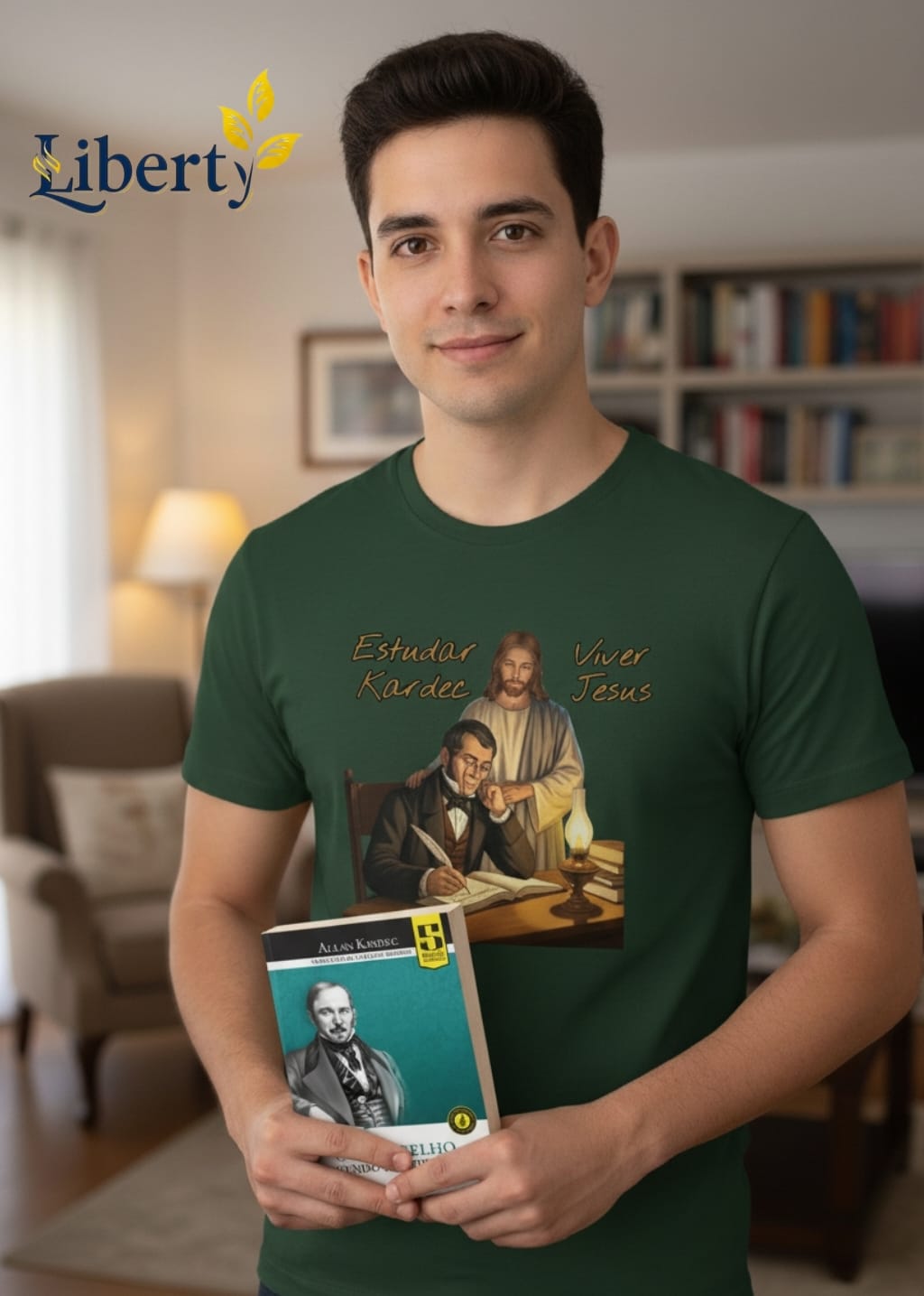 Camiseta Kardec Jesus