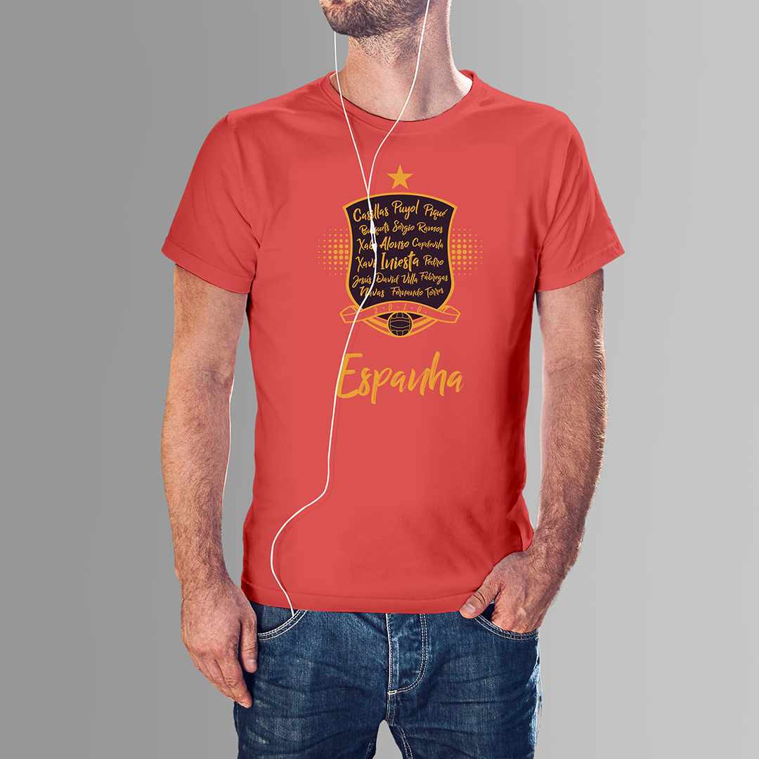 Nome do produto: CAMISETA ESPANHA