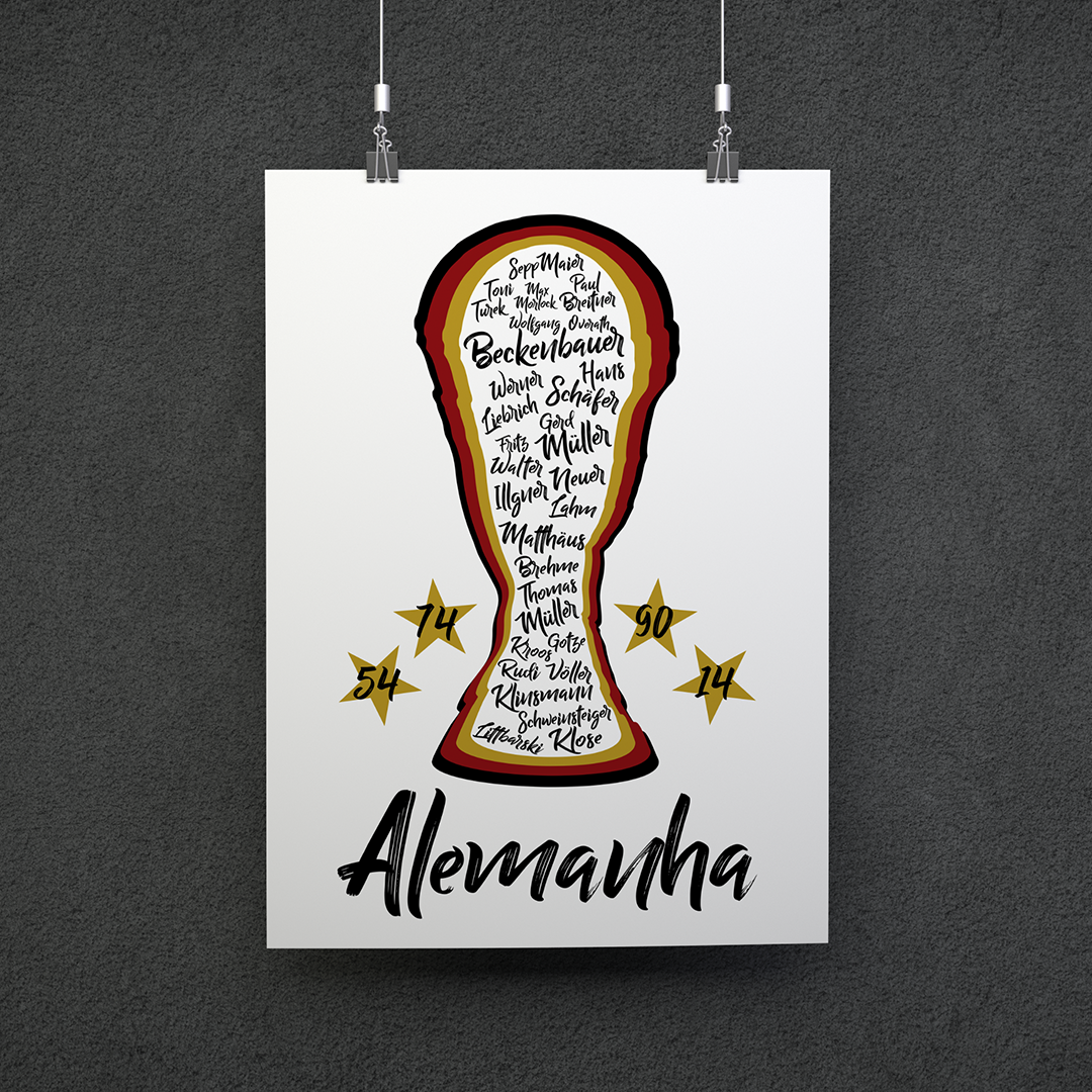 POSTER CAMPEÕES ALEMANHA