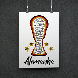 POSTER CAMPEÕES ALEMANHA