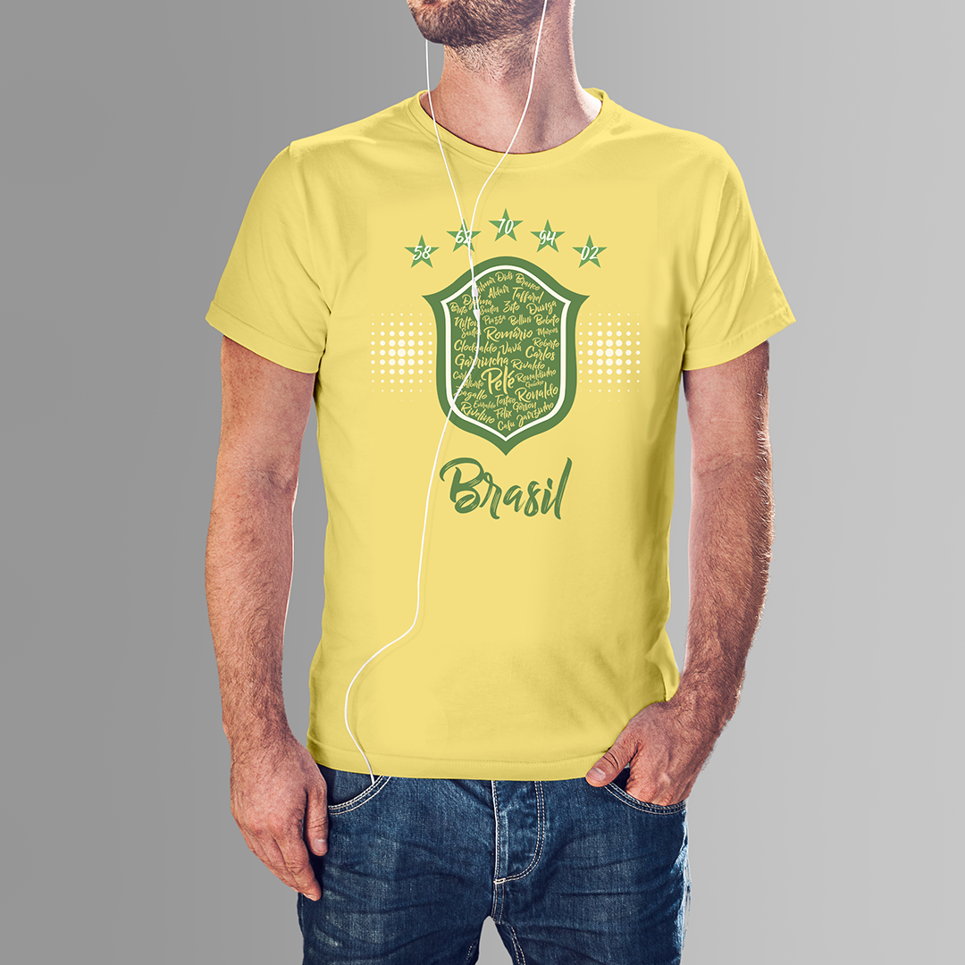 Nome do produto: CAMISETA BRASIL