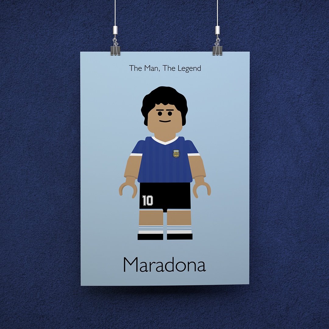 POSTER DIEGUITO MARADONA