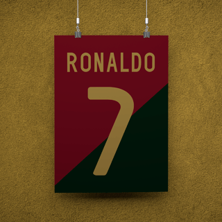 POSTER CAMISA RONALDO
