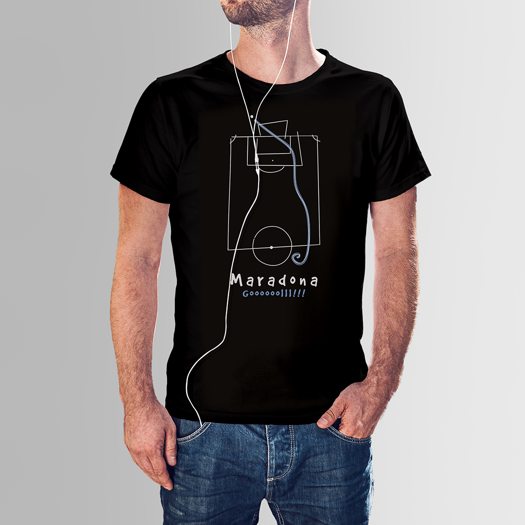 CAMISETA GOL MARADONA