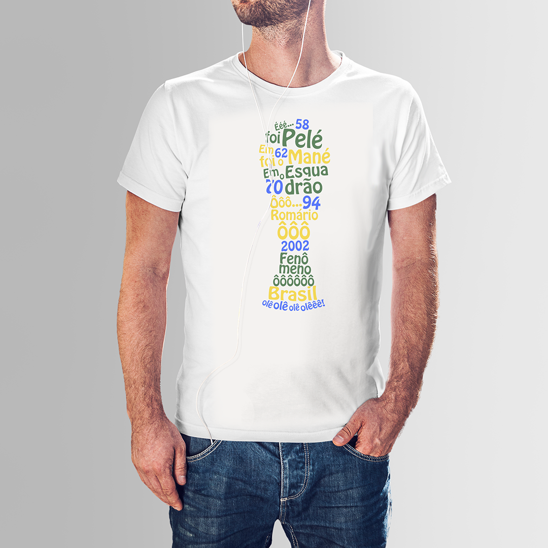 CAMISETA BRASIL MÚSICA