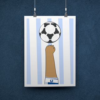 POSTER LA MANO MARADONA