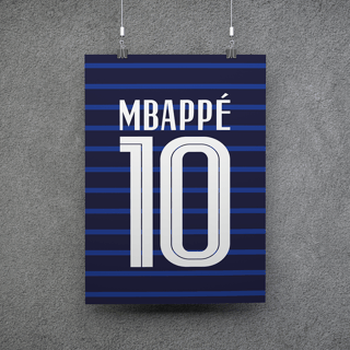 POSTER CAMISA MBAPPÉ