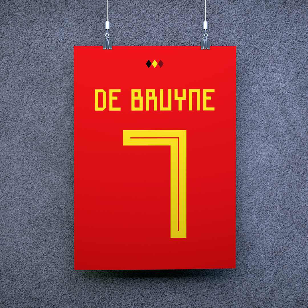 POSTER CAMISA DE BRUYNE