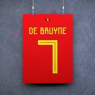 POSTER CAMISA DE BRUYNE
