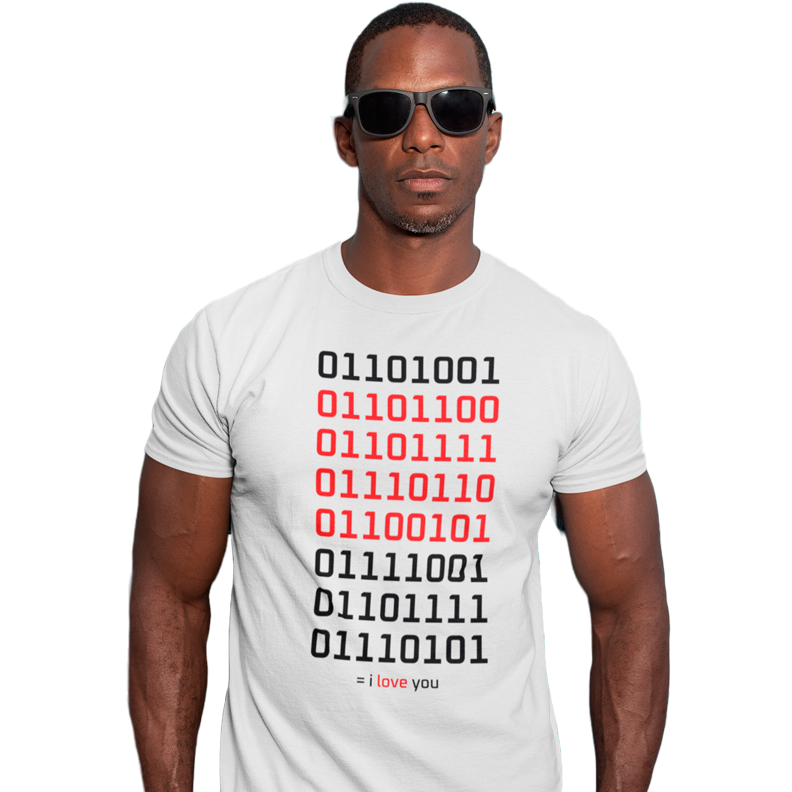 Nome do produto: I Love You Binário Masculina 
