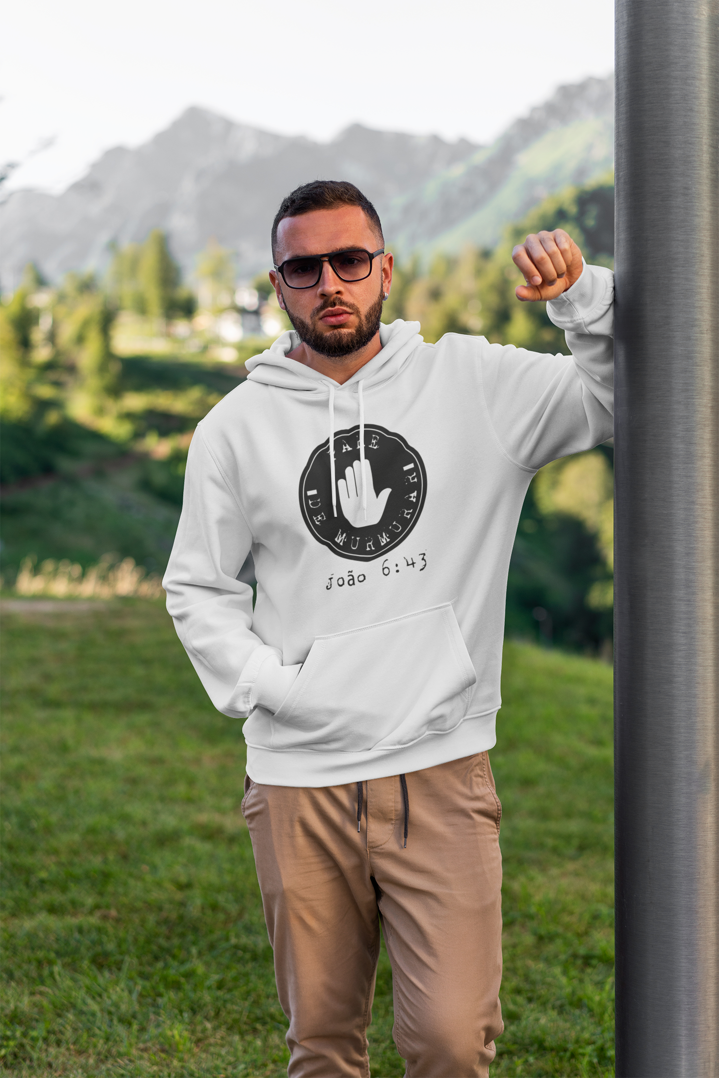 Nome do produto: MOLETOM CANGURU UNISSEX - PARE DE MURMURAR (BLACK)