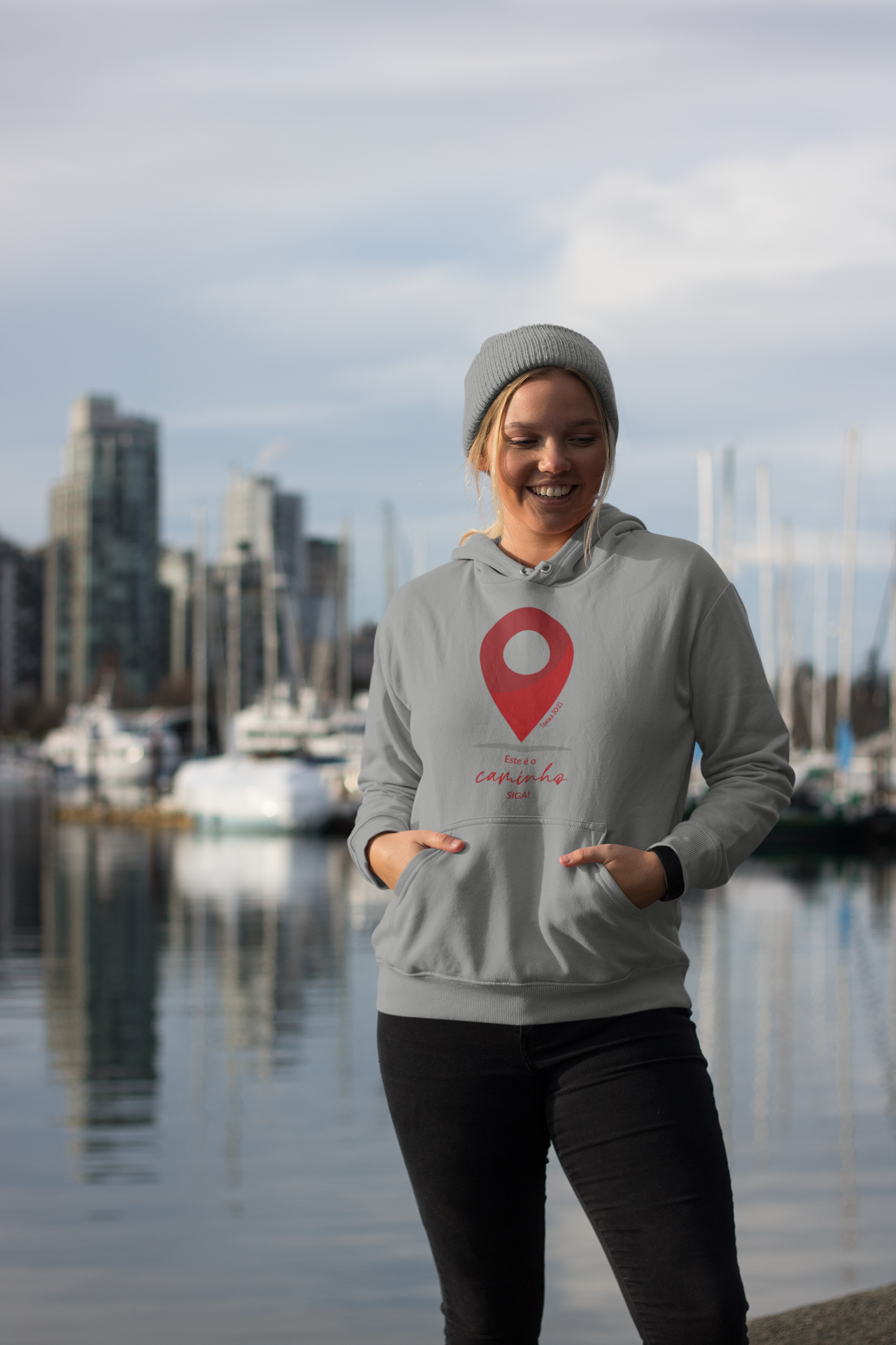 Nome do produto: MOLETOM CANGURU UNISSEX - SIGA (RED)