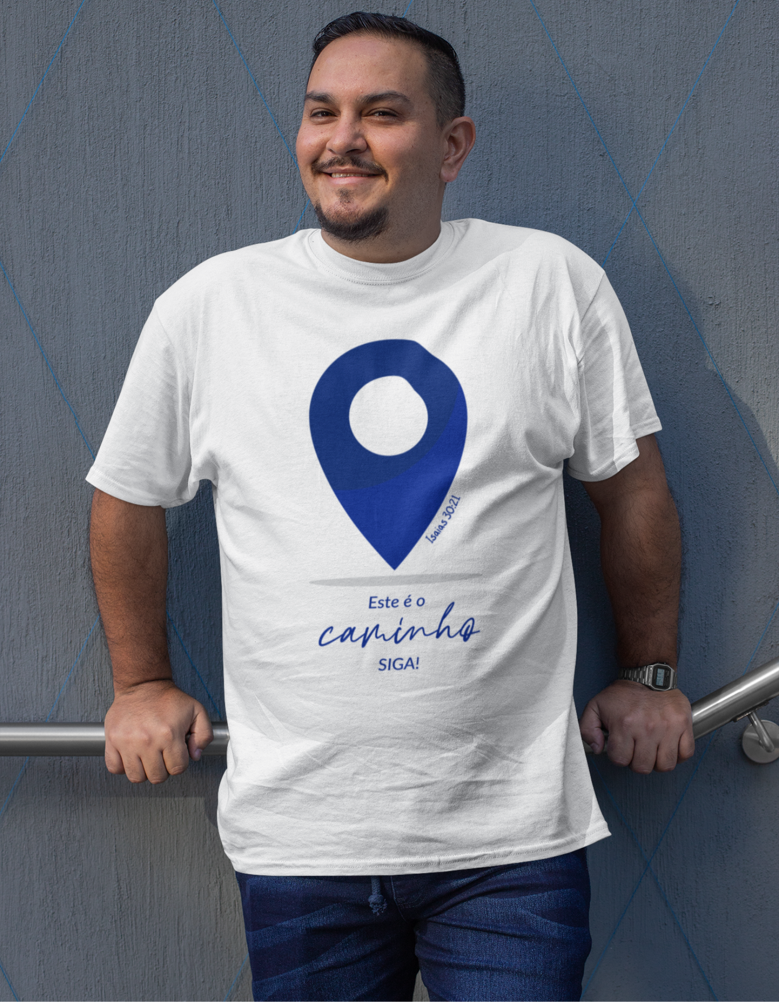 Nome do produto: T-SHIRT PLUS SIZE  - SIGA (DARK BLUE)