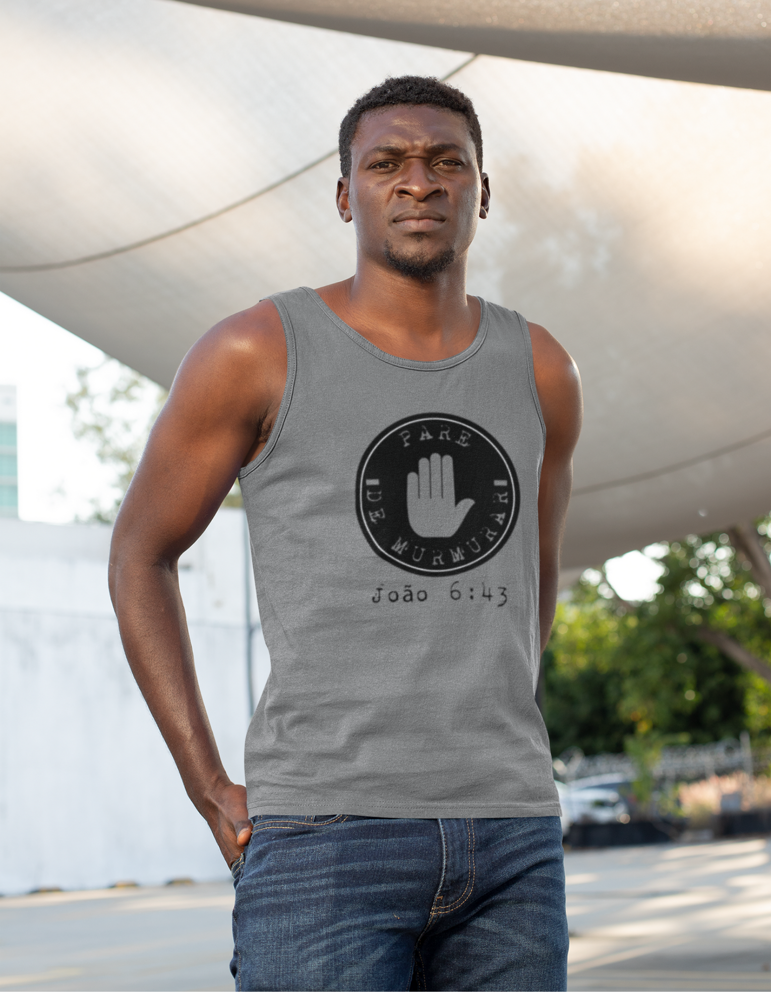 Nome do produto: REGATA MASCULINA CLASSIC BLACK - PARE DE MURMURAR