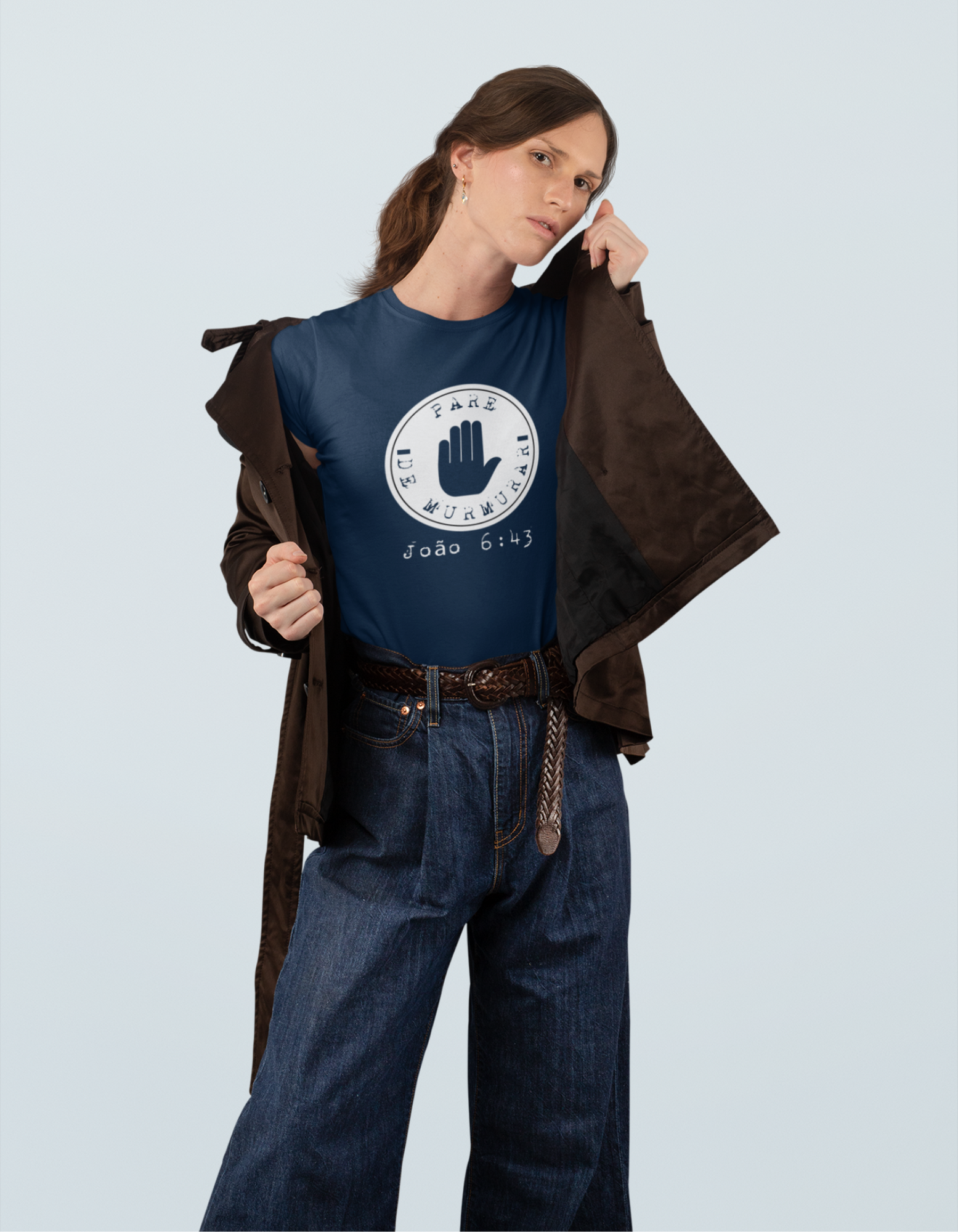 Nome do produto: T-SHIRT FEMININA - MALHA QUALITY - PARE DE MURMURAR (WHITE)