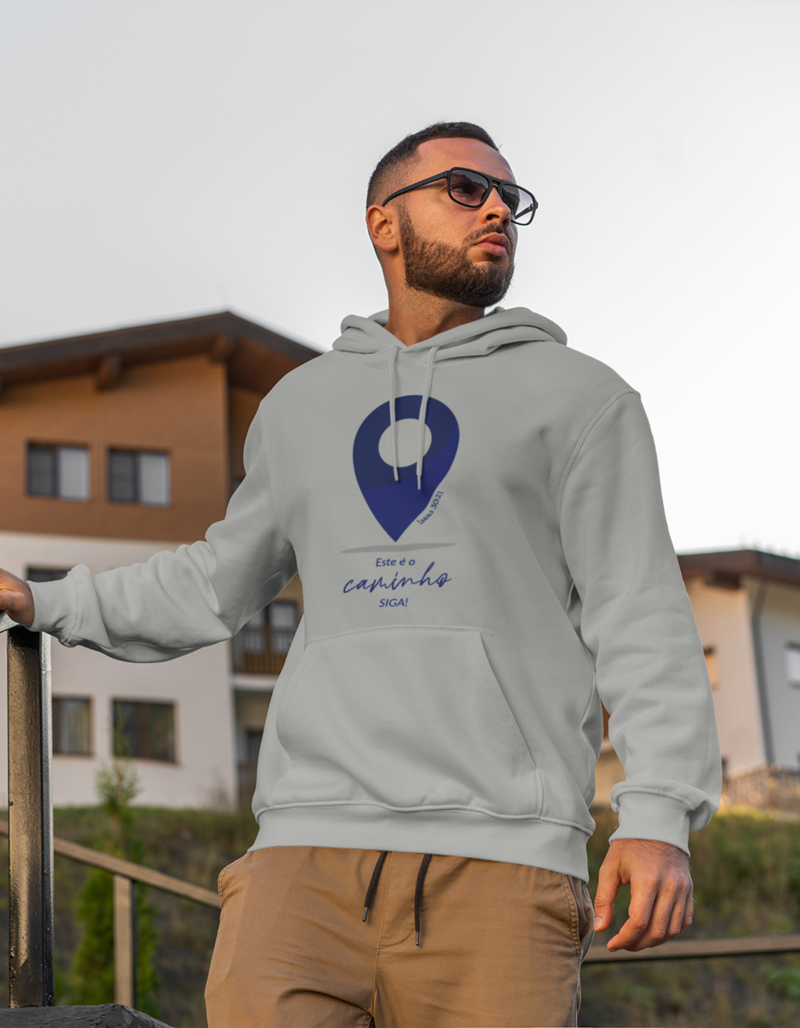 Nome do produto: MOLETOM CANGURU UNISSEX - SIGA (BLUE)