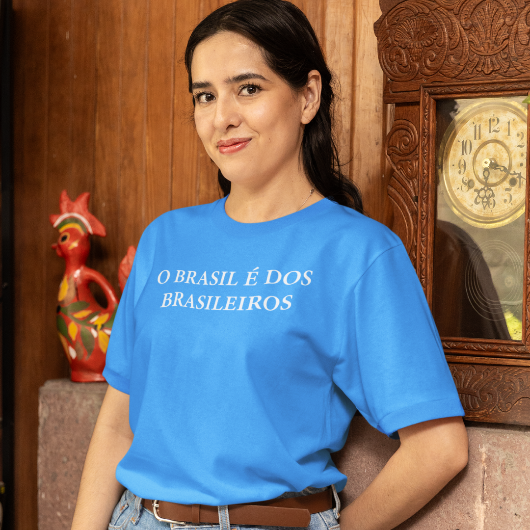 T-shirt O Brasil é dos Brasileiros