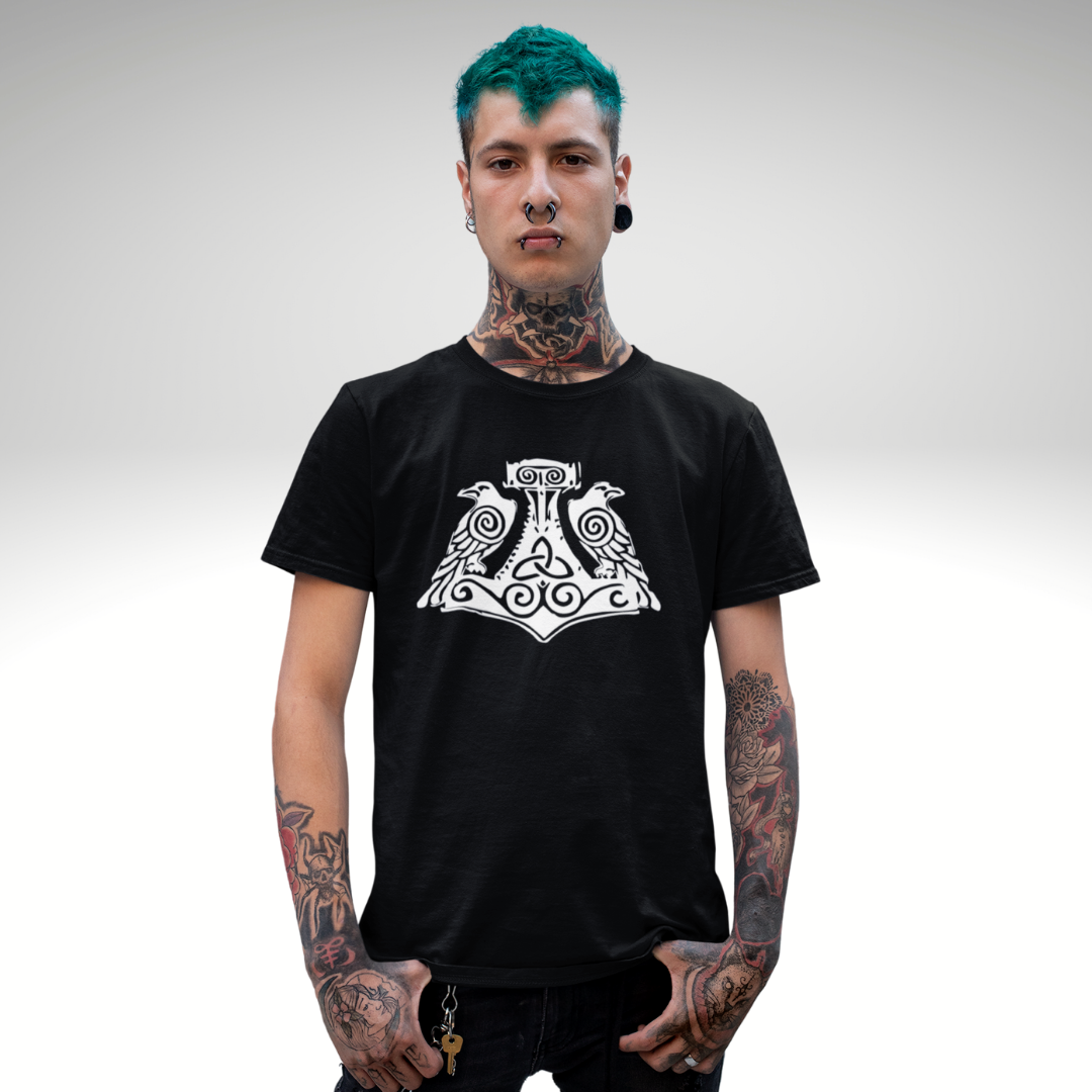 Nome do produto: Camisa Mjolnir, Hugin e Munin