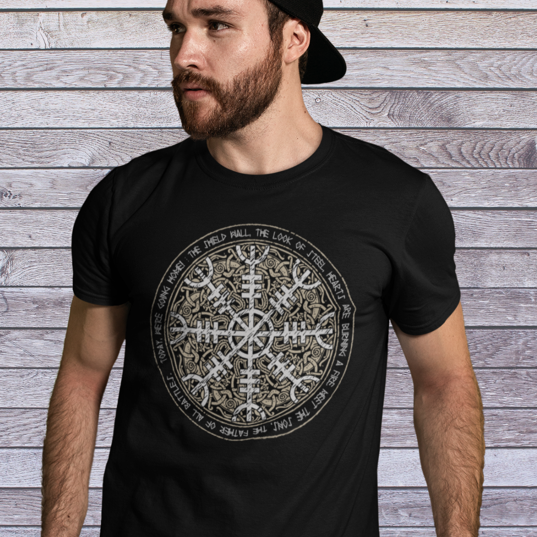 Nome do produto: Camisa Aegishjalmur - Elmo do Terror