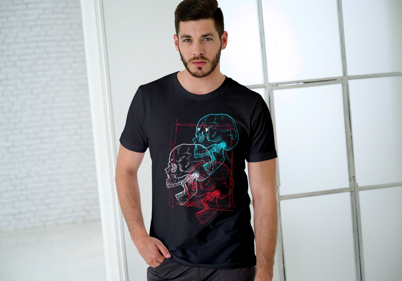 Nome do produto: Camiseta LaBratva Caveiras
