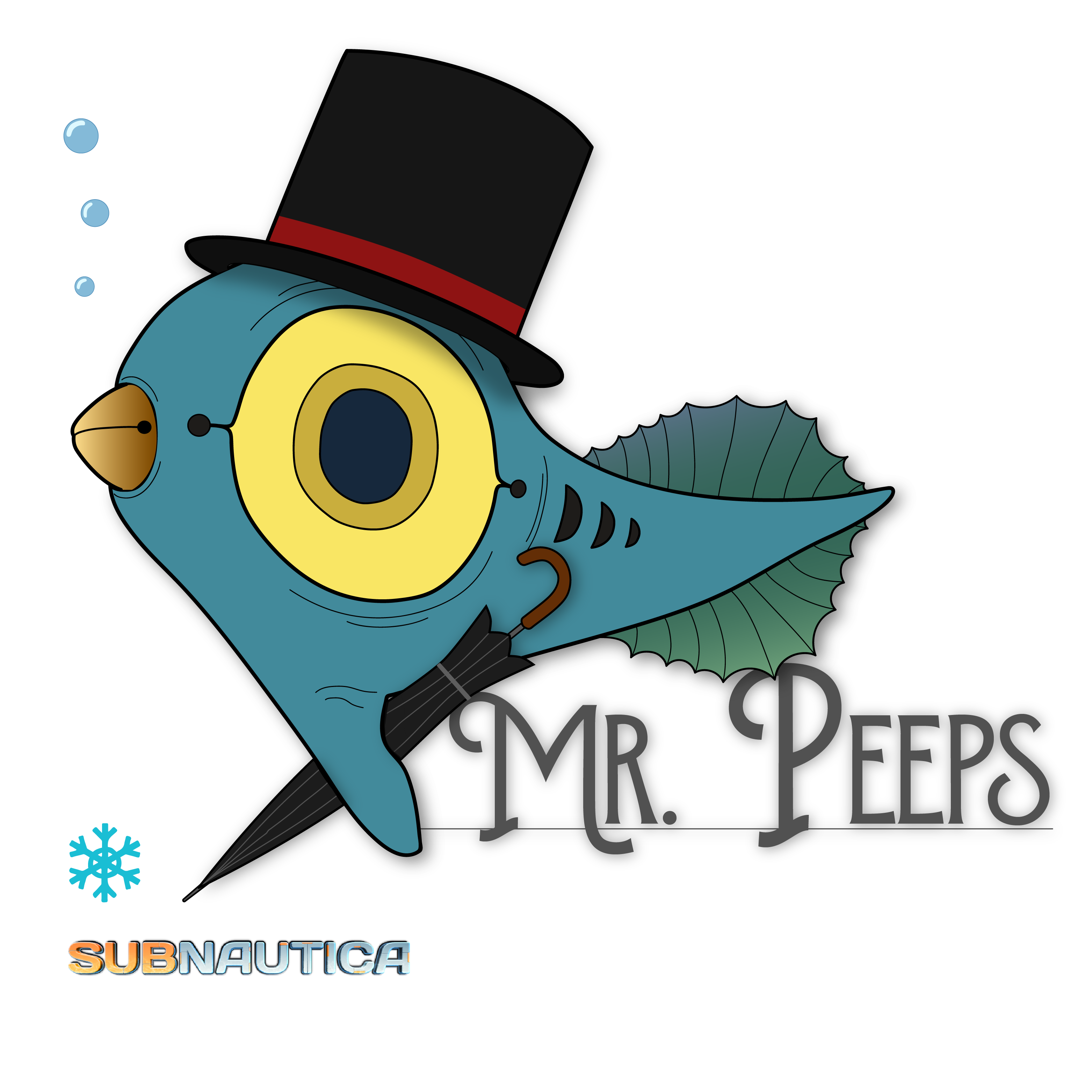 Nome do produto: Mr. Peeps (Subnautica)