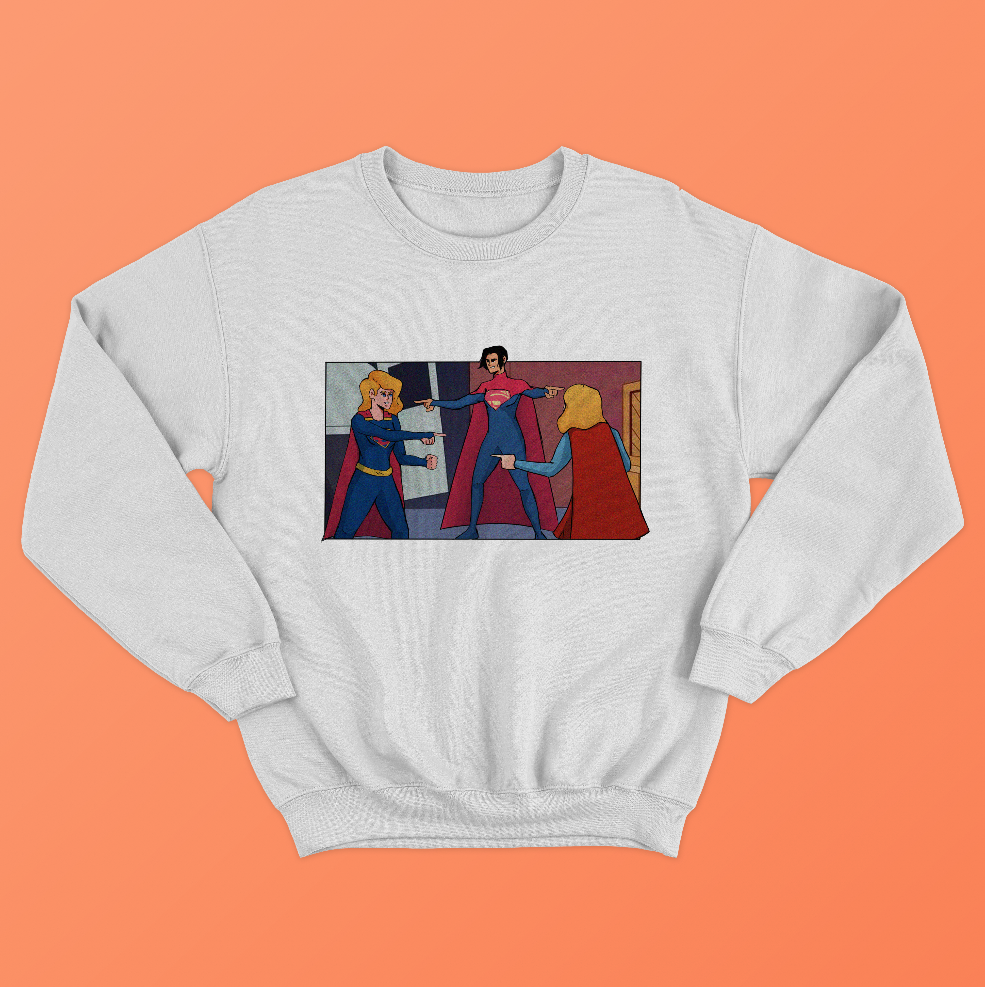 Nome do produto: 3 Supergirl - Moletom fechado UNISSEX 