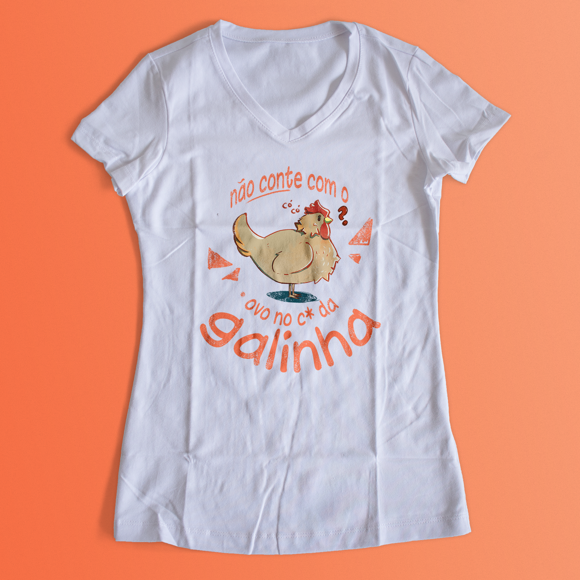 Nome do produto: Não conte com o Ovo no fc* da galinha - BABY LONG PRIME