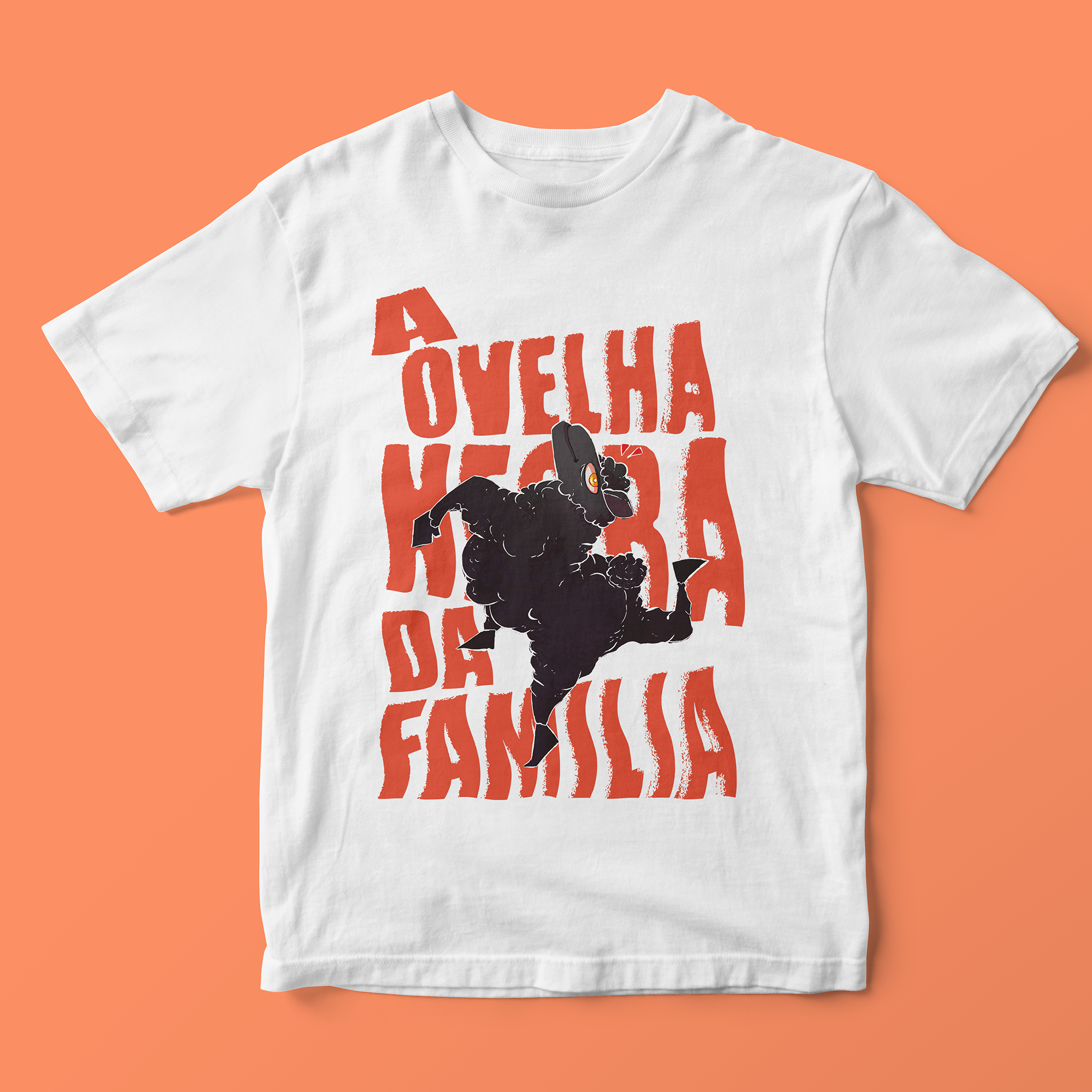 Nome do produto: A ovelha negra da família - T-SHIRT QUALITY