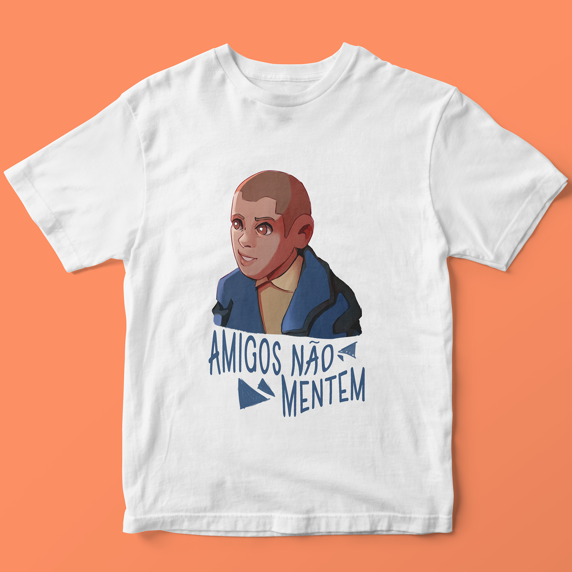 Nome do produto: Amigos não mentem - T-SHIRT QUALITY