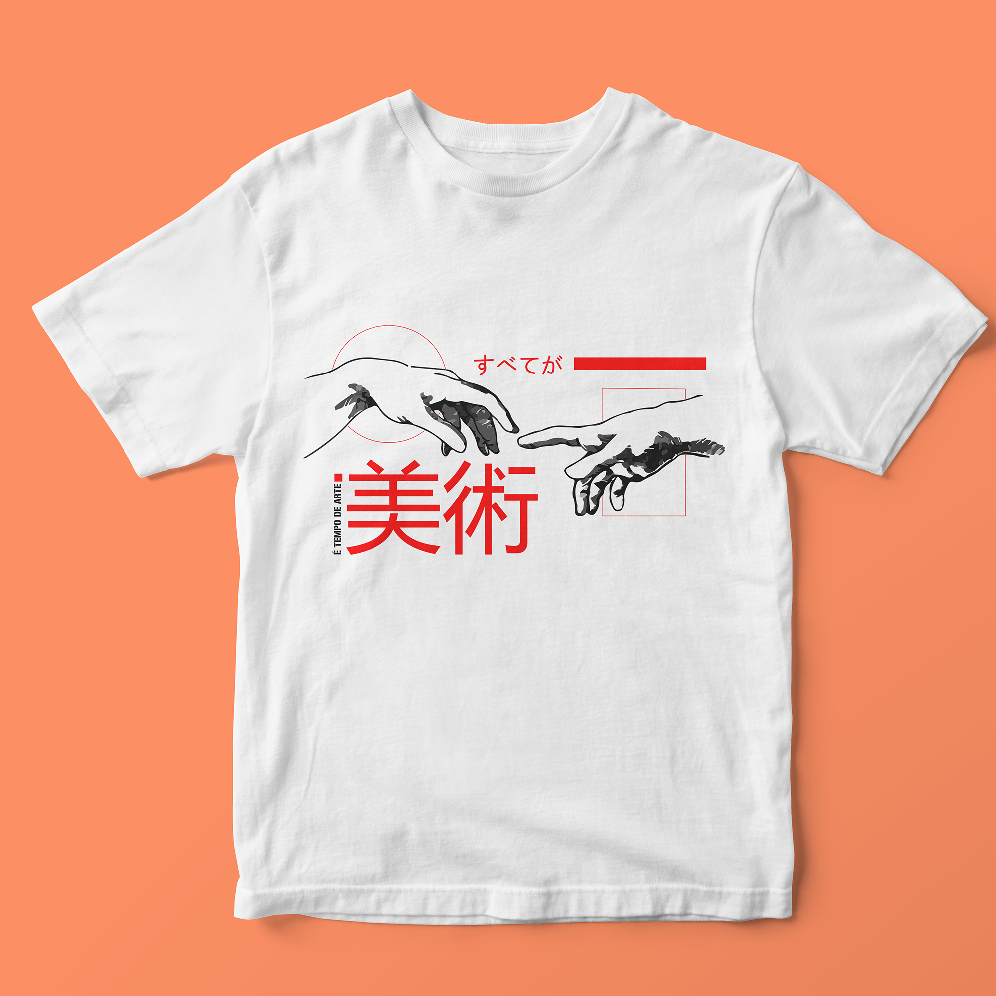 Nome do produto: É tempo de arte - T-SHIRT QUALITY