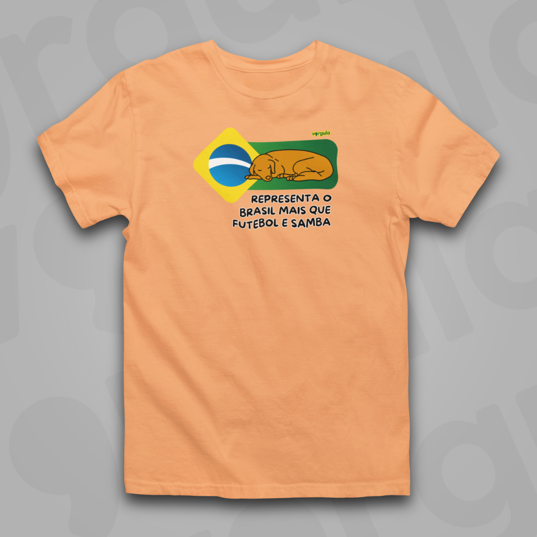 Nome do produto: Representa o Brasil mais que futebol e samba