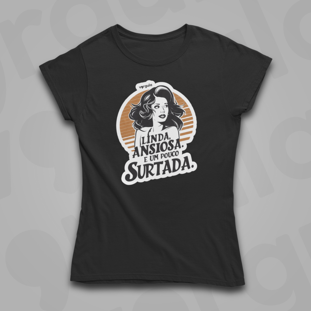 Nome do produto: Linda, ansiosa e um pouco surtada