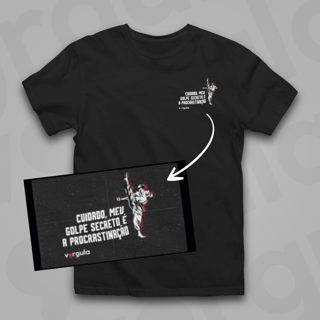Nome do produto: Cuidado, meu golpe secreto é a procrastinação