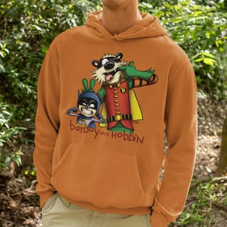 CALVIN & HAROLDO - BATBOY & HOBBIN [MOLETOM CANGURU]