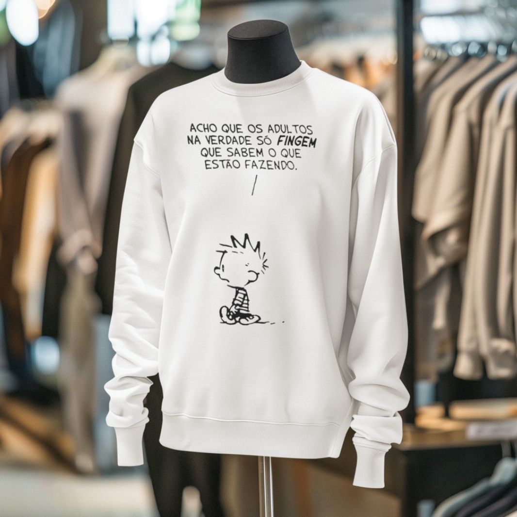 CALVIN & HAROLDO - TIRINHAS [MOLETOM UNISSEX]