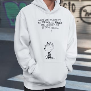 CALVIN & HAROLDO - TIRINHAS [MOLETOM CANGURU]