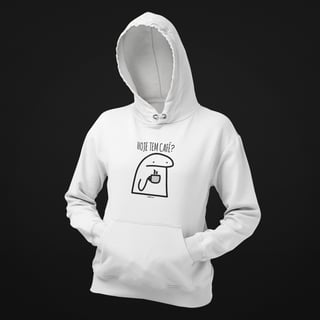 Moletom Canguru Café - Hoje tem café?