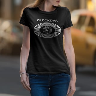 Baby Look Clock DVA - Logo Branco