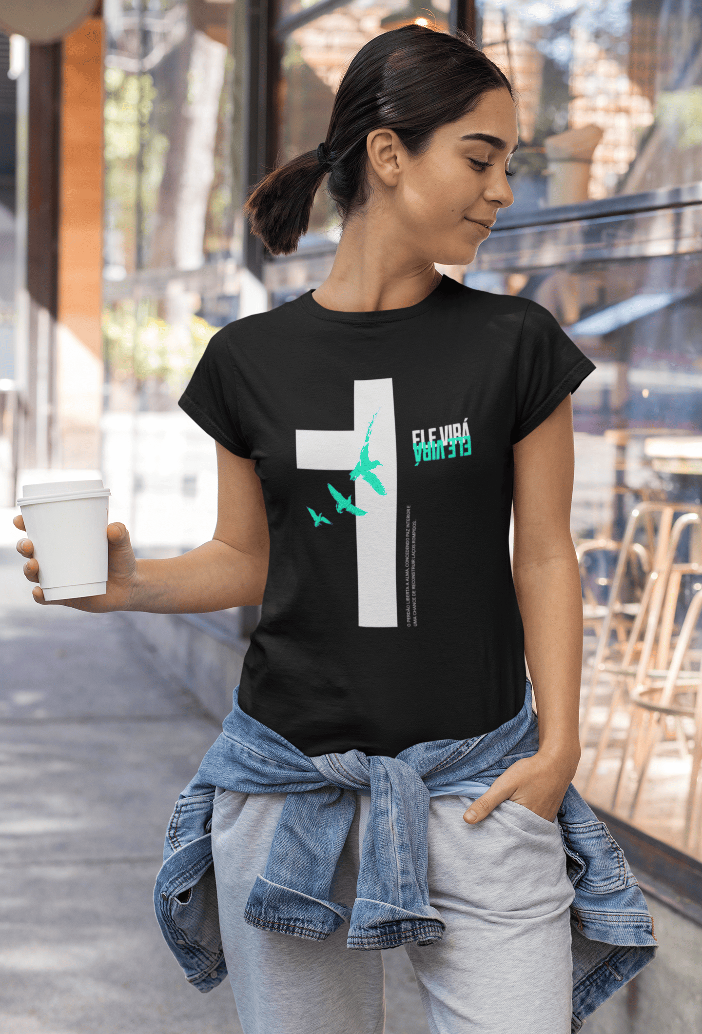 Camiseta Baby Long Feminina - Linha 