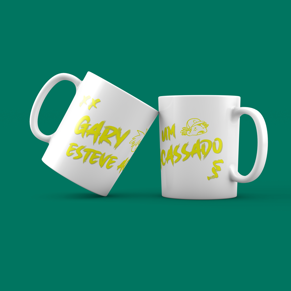 Nome do produto: CANECA Mensagem de Gary