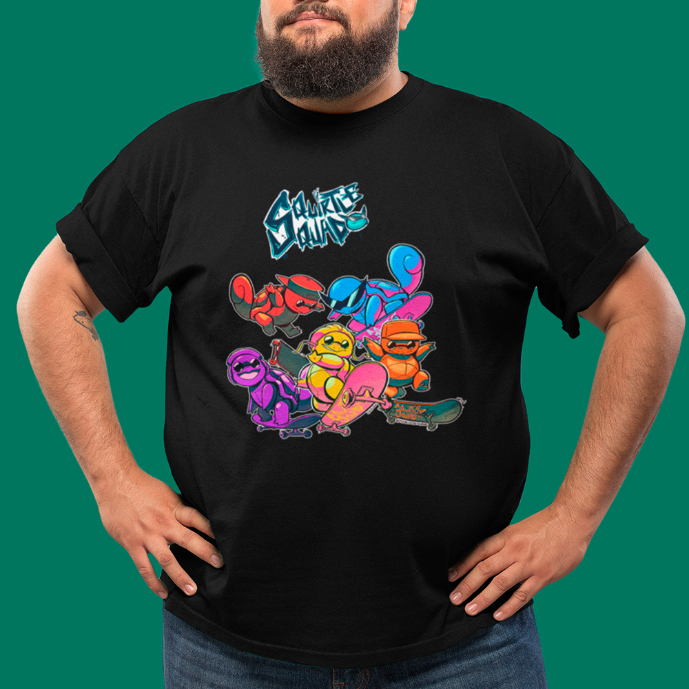 Nome do produto: CAMISETA PLUS SIZE Squirtle Squad