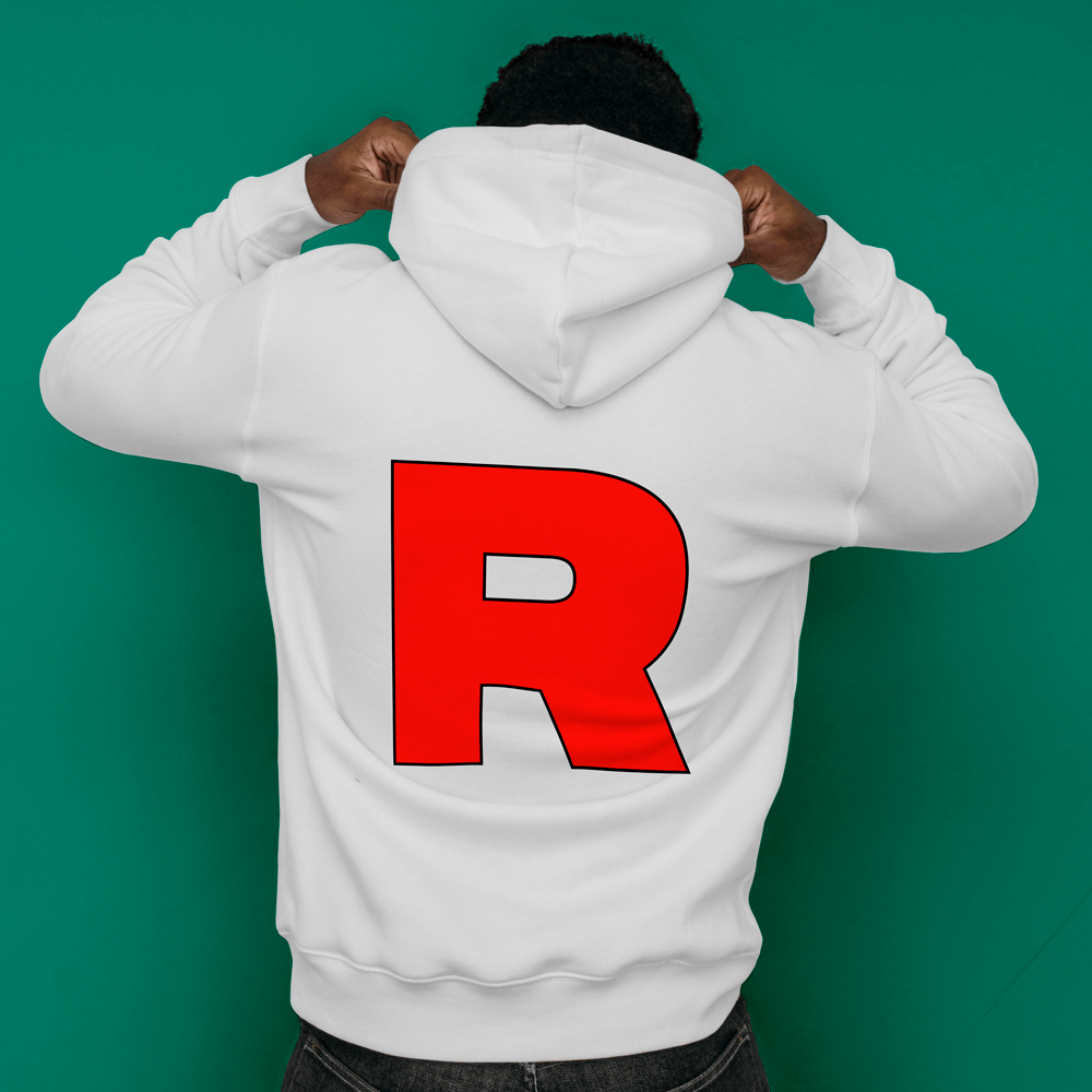 Nome do produto: MOLETOM COM CAPUZ E ZÍPER Agente da Equipe Rocket