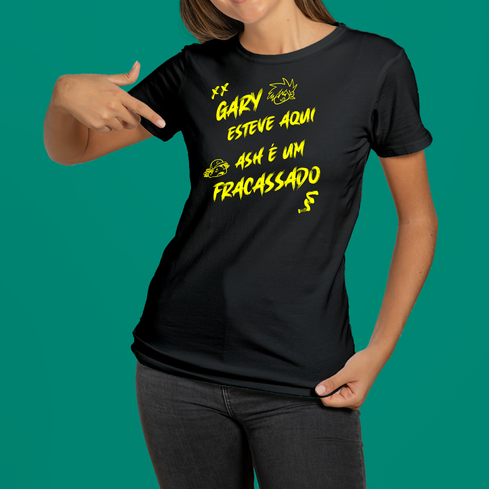 Nome do produto: CAMISETA BABY LONG Mensagem de Gary