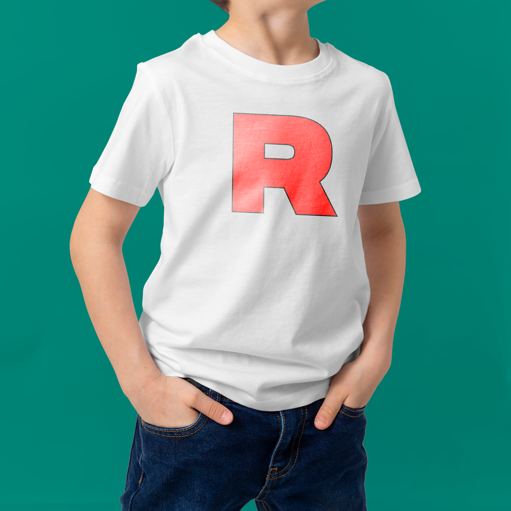 Nome do produto: CAMISETA INFANTIL Agente da Equipe Rocket