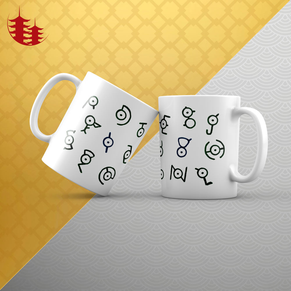 Nome do produto: Caneca Unowns - IndigoCon GS