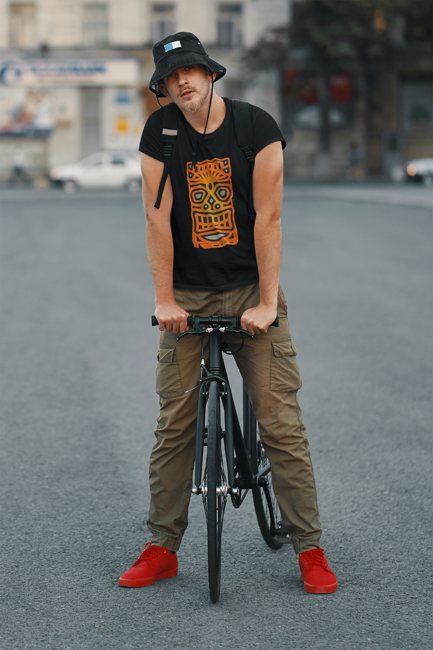 Nome do produto: Camiseta Tribal Carranca