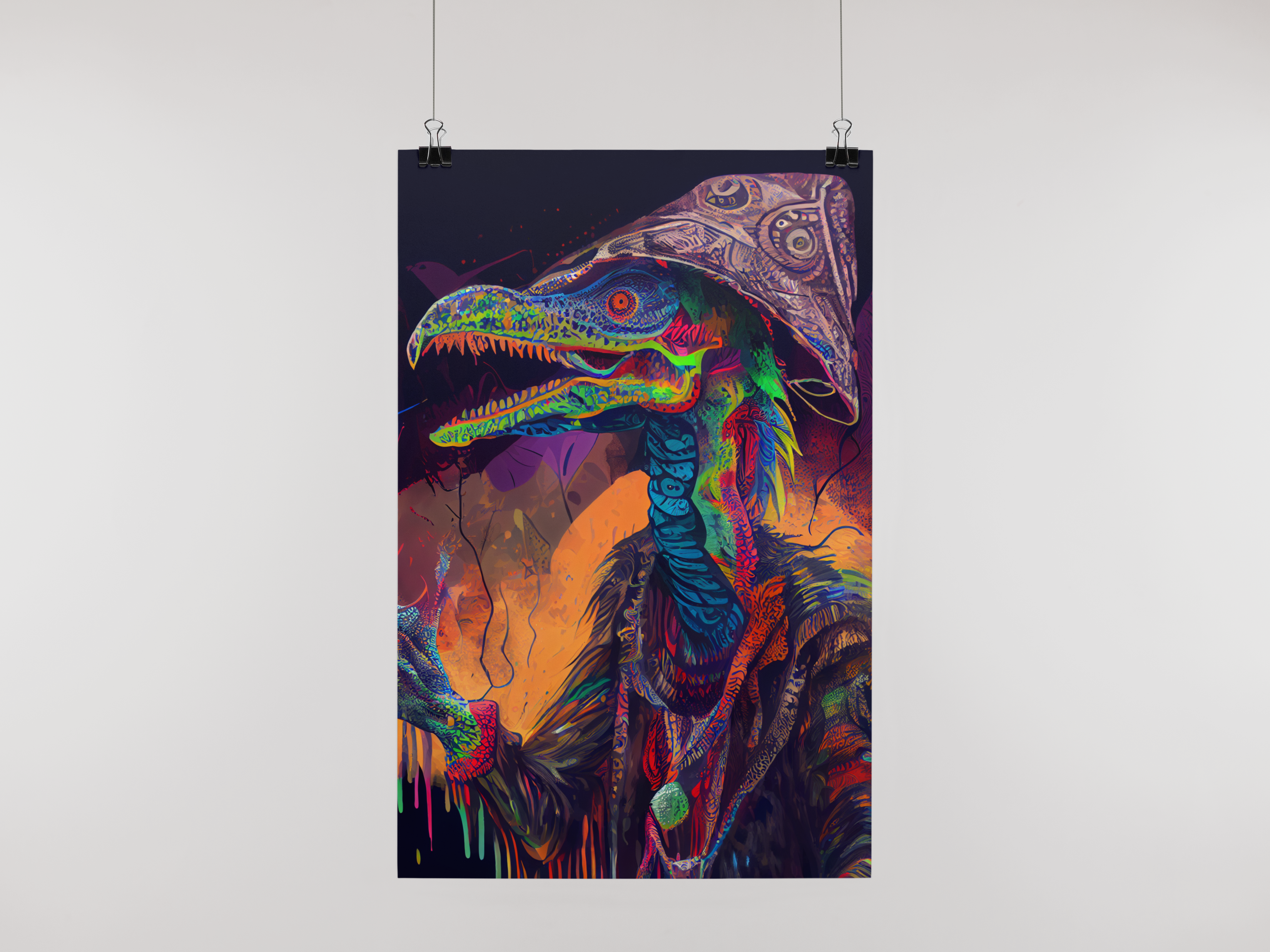 Nome do produto: Poster Psicodélica Rave